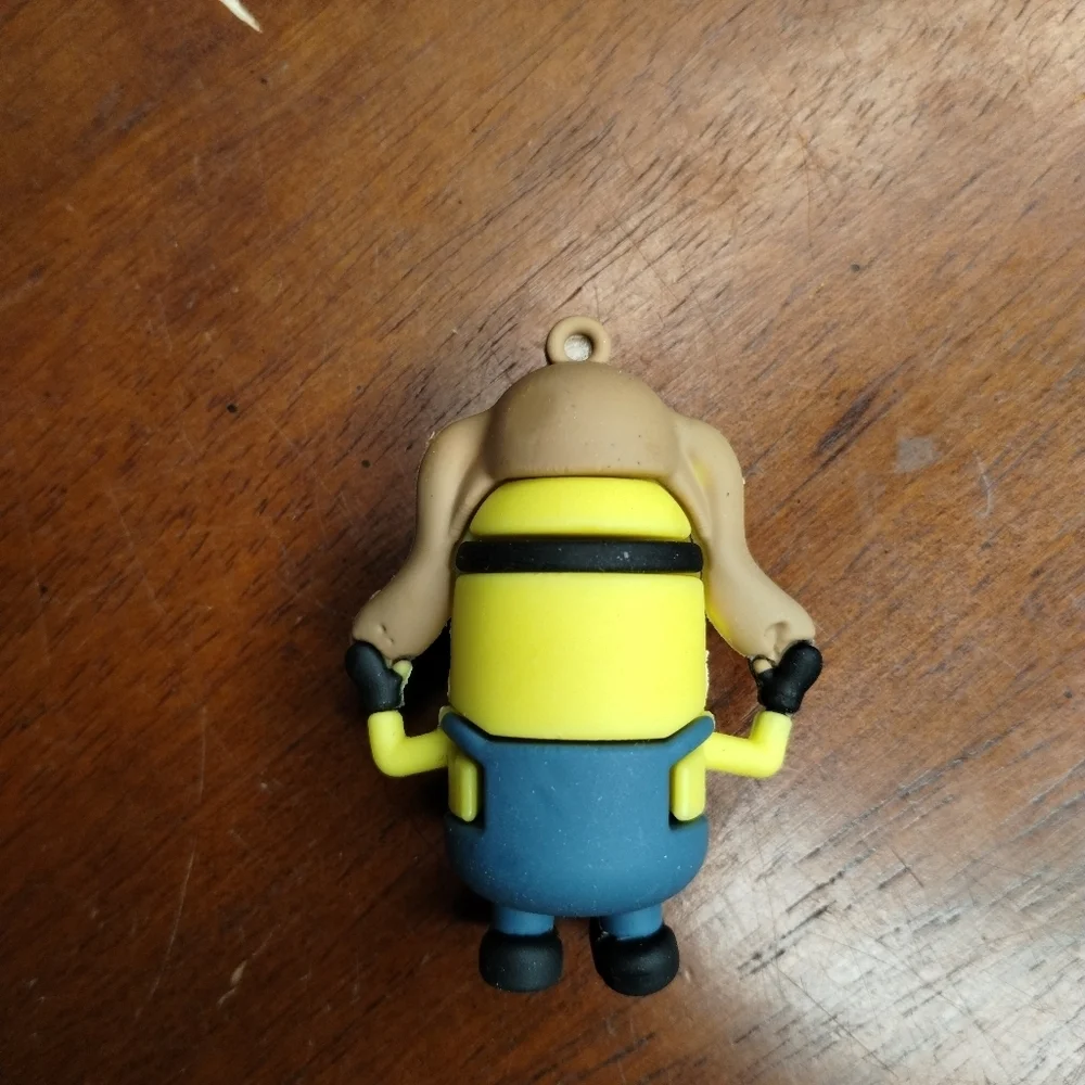 New Minion Puppy Dog Hat Keychain